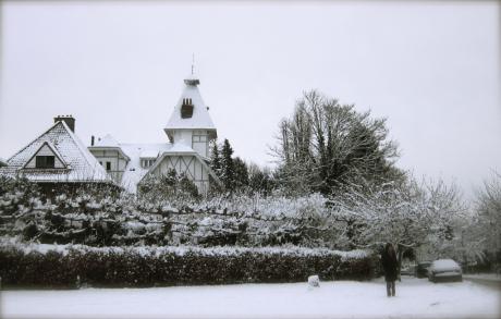 Une maison blanche à Boitsfort, une 