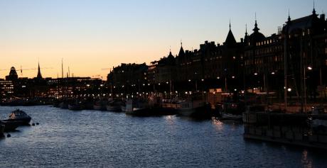 Un soir calme sur Stockholm 